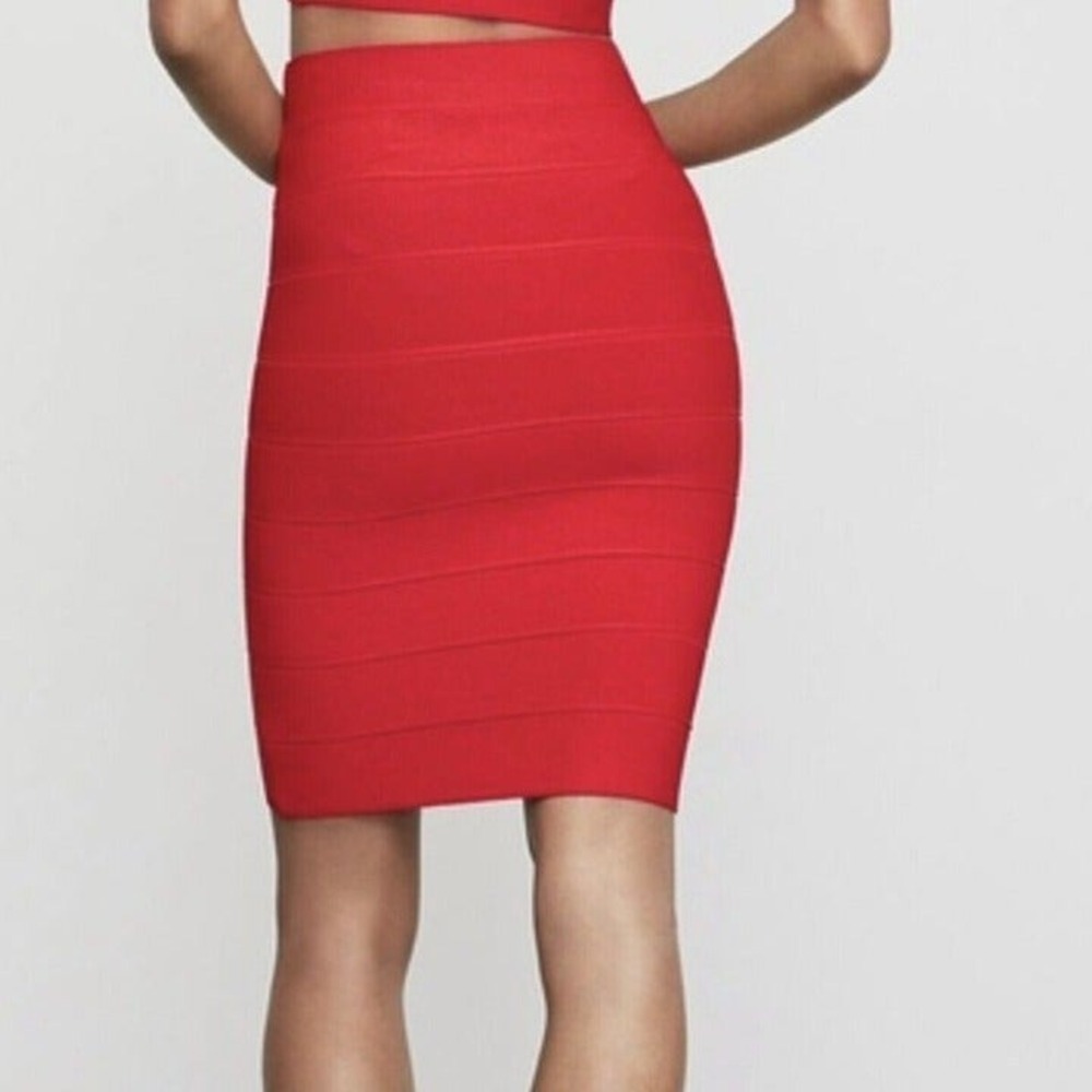 BCBG‎ MAX AZRIA WOMENS ALEXA BANDAGE SWEATER PENCIL SKIRT SIZE SMALL